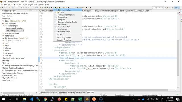 How to run SpringBoot Application on Jetty or Undertow Server | Exclude Tomcat from SpringBoot смотреть онлайн
