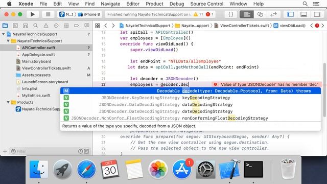 Swift connectivity with C# based ASP.net Web API смотреть онлайн