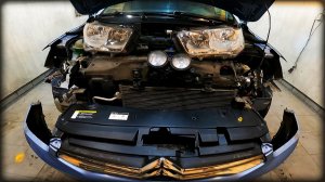 Снимаем передние фары и ПТФ Citroen C-Elysee 2012- 2016год