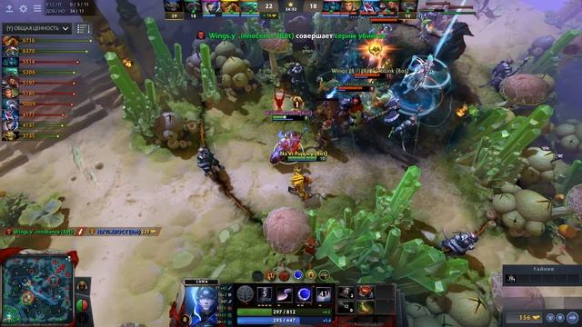 Dendi разрывает на оракле против Wings смотреть онлайн