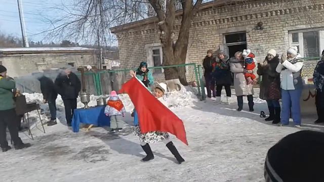 Масленица! Танец исп.Полина. п. Жареный бугор 18.02.2018 смотреть онлайн