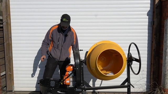 Benzin Betonmischer 140 l von WELDINGER | Autarkes Arbeiten ohne Strom смотреть онлайн