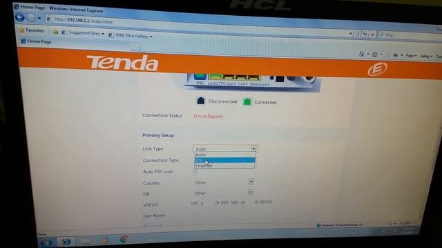 How to configure Tenda D151 ADSL2+MODEM ROUTER with BSNL смотреть онлайн