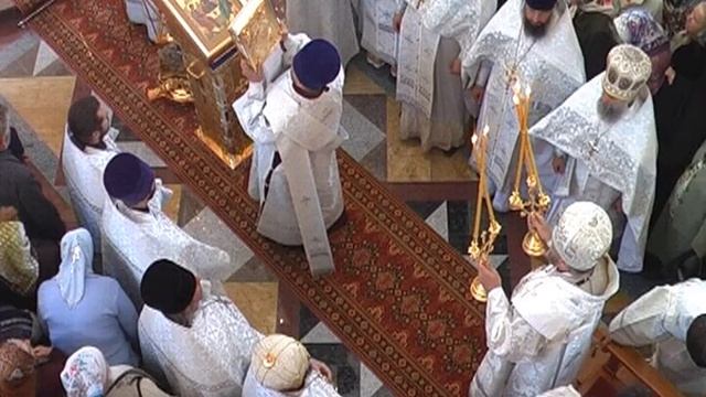 Освящение Свято-Троицкого храма с.Мансурово (14.09.2010г.) смотреть онлайн