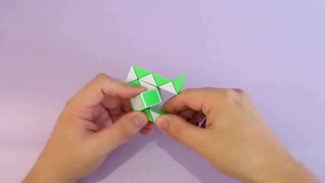 УЛИТКА ? из змейки Рубика - схема сборки. Фигура № 52 смотреть онлайн