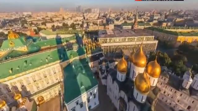 На Москву можно взглянуть с высоты птичьего полета смотреть онлайн