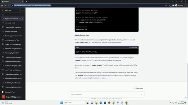 How Do I Play a Random WAV Sample From A Folder in Python смотреть онлайн