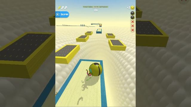 Sky Rolling Balls VS Action Balls - SpeedRun Gameplay Level 216-220 смотреть онлайн