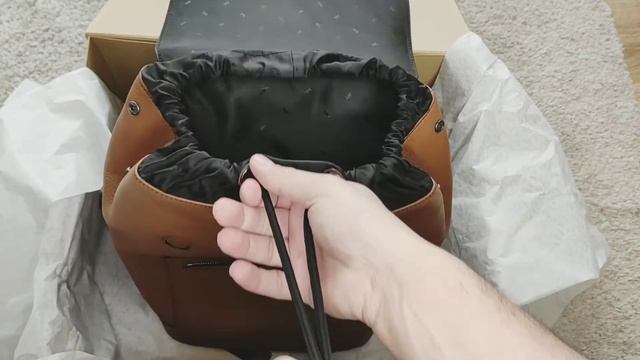 UNBOXING Michael Kors Hudson Pebbled Leather Backpack смотреть онлайн