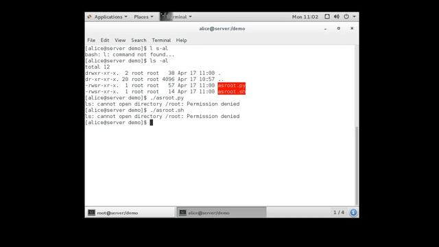 Using setuid to Execute Commands as root смотреть онлайн