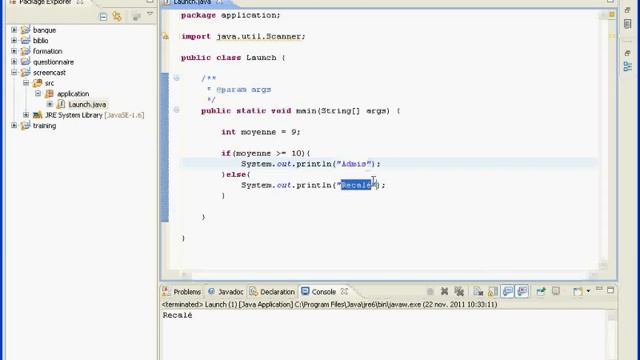 Java : Conditions (1) смотреть онлайн