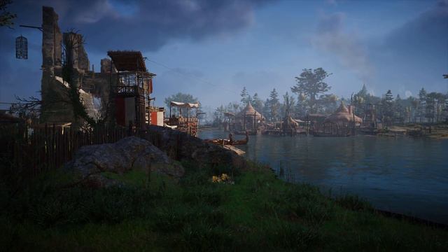 Gaming #ASMR - Relaxing with Assassin's Creed Valhalla - Relaxing by the river смотреть онлайн
