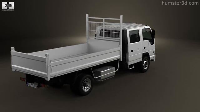 Isuzu NPR Road Tipper Van 2011 by 3D model store Humster3D.com смотреть онлайн