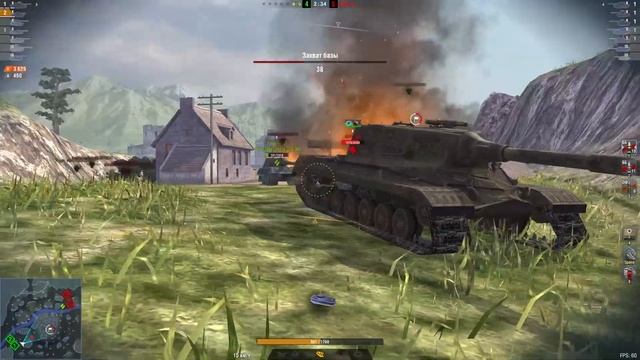 ИДЕТ ДОНАБОР В МОЙ КЛАН в игре БЛИТЗ танки | World of Tanks Blitz | Веселый бой на танке Т-100 смотреть онлайн