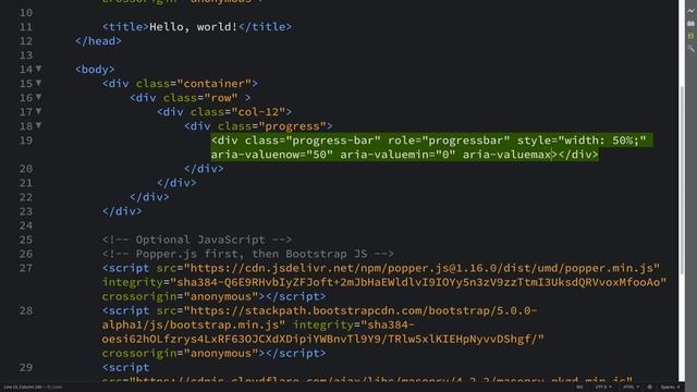 Progress - Bootstrap 5 Alpha Responsive Web Development and Design смотреть онлайн