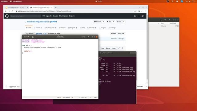 How to draw plots and graphs in C++, Tutorial смотреть онлайн