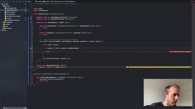 How to Sign In and Create an account with email using Firebase on iOS and Swift смотреть онлайн