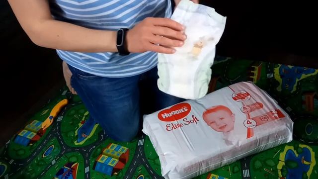 Обзор подгузников Huggies Elite Soft 4 (8-14 кг) 132 шт