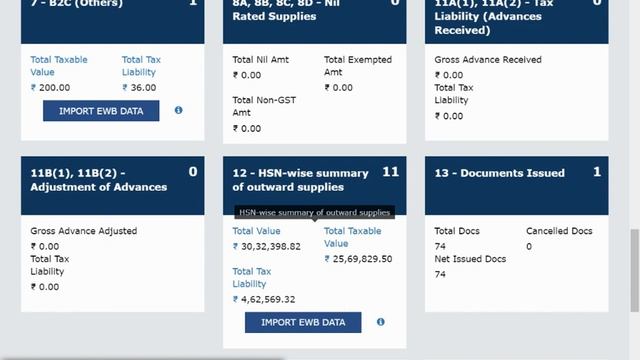 Quarterly JSON File to be upload in QRMP Scheme for filing March 2021 GSTR 1 смотреть онлайн