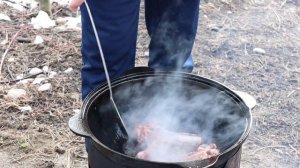 БАРАНЬИ РЕБРА В КАЗАНЕ. КАК БЫСТРО ПРИГОТОВИТЬ ВКУСНЫЙ ОБЕД.