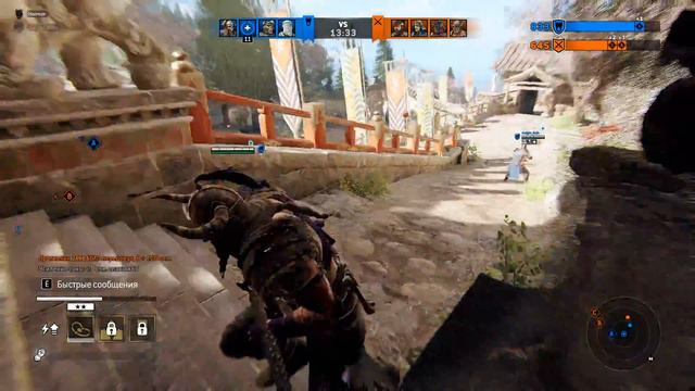 Кто к нам с мечом придет, тот нам его в жопу и засунет / For Honor смотреть онлайн