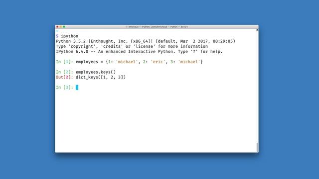 How to get all the keys from a dictionary in Python смотреть онлайн