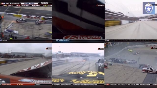 Simultaneous Angles of Clint Bowyer’s 2011 5-Hour Energy 200 Near Flip смотреть онлайн