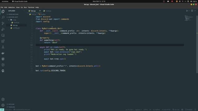 #9 Subclass commands.Bot | How to make a discord bot with Python & Discord.py | Hindi Tutorial смотреть онлайн
