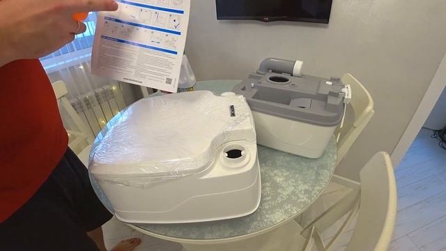 Теплый туалет на даче? Биотуалет Thetford Campa Potti. Распаковка, обзор, инструкция смотреть онлайн