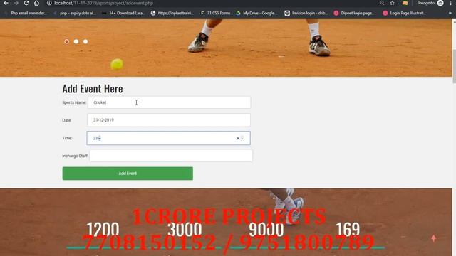 Sports Management System Using PHP - 1Crore Projects смотреть онлайн