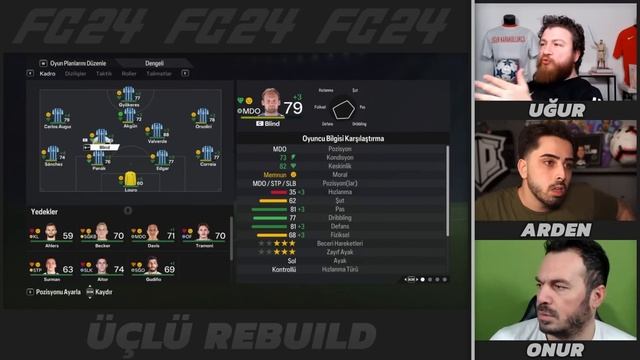 RASTGELE ÜÇLÜ REBUILD // FC 24 KARİYER MODU / ÜÇLÜ REBUILD LİGİ @UKarakullukcu смотреть онлайн