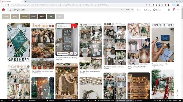 Pinterest - всемирный каталог свадебных идей для невест на свадьбу