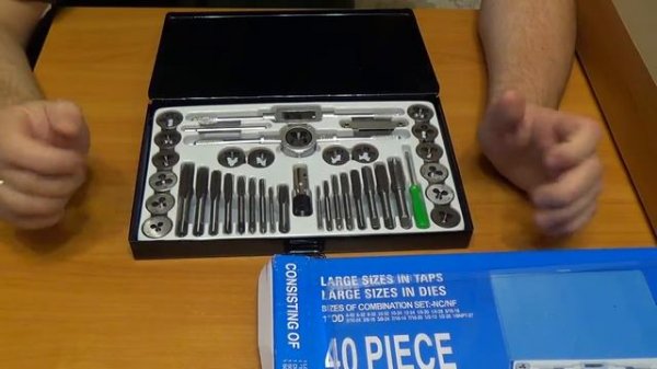 Обзор. Torin TRX040inch. Набор метчиков и плашек UNC/UNF, дюймовый. UNC/UNF