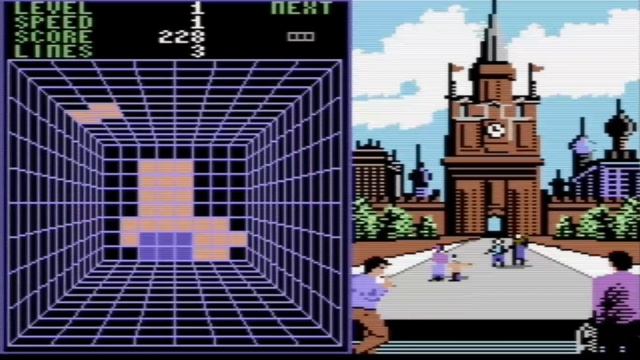 C64 Welltris 1991Infogramescr Xray Transcom COMMODORE 64 смотреть онлайн