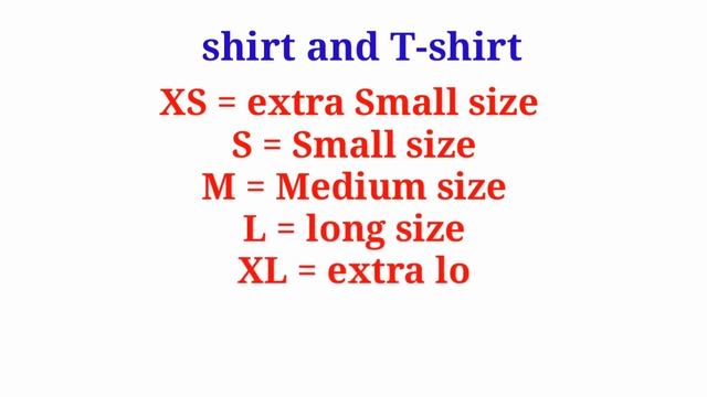 Meaning of XS, S, M, L, XL, XXL in a garments clothes in hindi ||कपड़े मे S M L XL XXL क्या होता ह смотреть онлайн