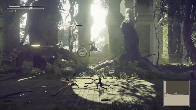 Nier Automata Gameplay - A2 Boss Fight (Forest Kingdom) смотреть онлайн