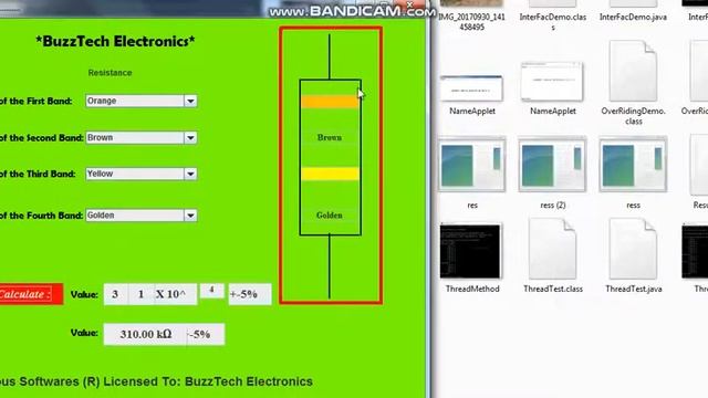 Java Project on Electronic Components Value Calculator смотреть онлайн
