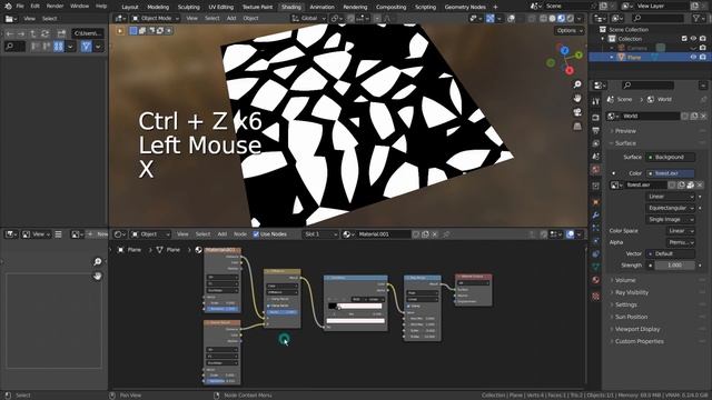 Blender Tutorial - How to mix two voronoi texture nodes смотреть онлайн