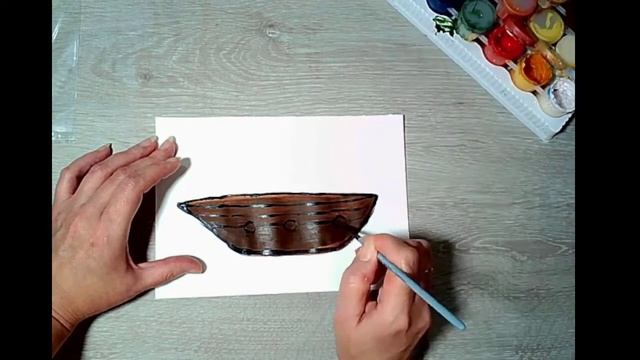 Рисование с детьми. Совмещаем рисование с аппликацией и получаем объемные картины. смотреть онлайн