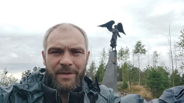Сортавала памятник ангела в местном парке!!! смотреть онлайн
