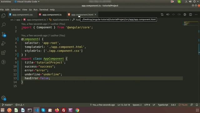Angular Class Binding | How to bind class in html element | Add CSS class property into typescript смотреть онлайн