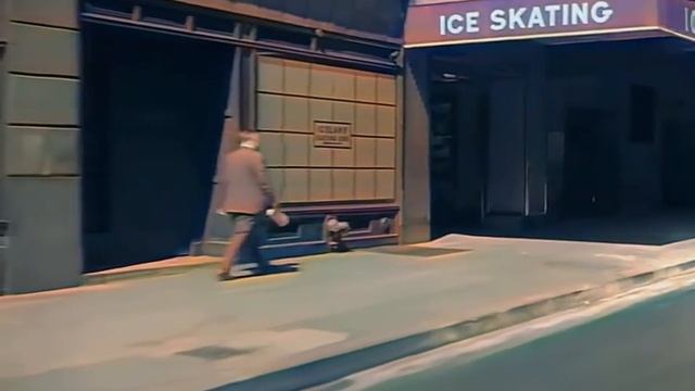 New York 1945 In Color, Street Scenes [60fps, Remastered] W Added Sound
