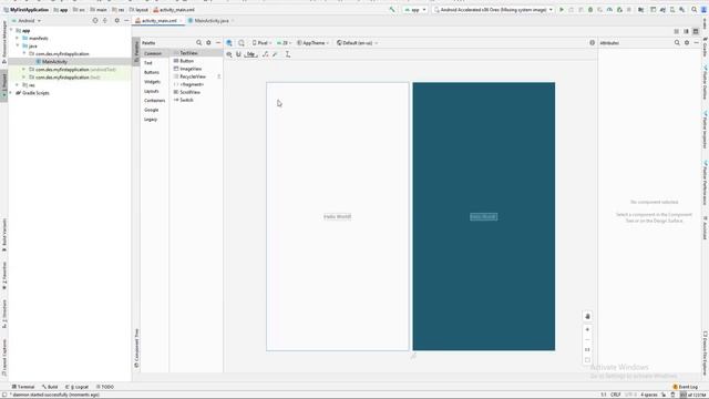 ep 3 Create First App Android Studio 'Hello World' смотреть онлайн