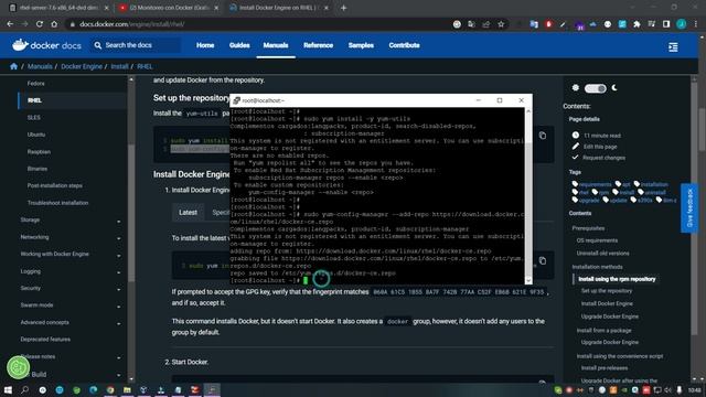 Instalar Docker en Red Hat Enterprise Linux y Monitoreo de Contenedores. смотреть онлайн