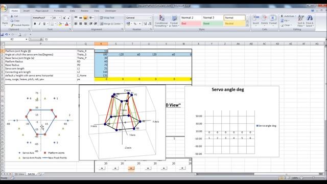Stewart Platform design and prototype смотреть онлайн