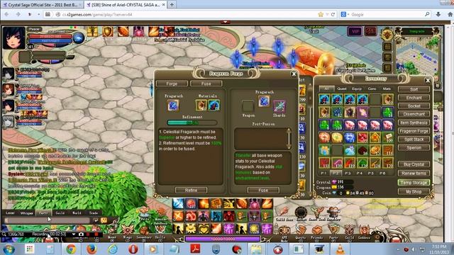 Crystal Saga: Refining Frag Weapon/Fuse/ смотреть онлайн