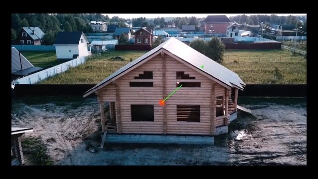 Оцилиндрованный дом для постоянного проживания. Диаметр 260 мм. смотреть онлайн