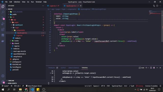 Curso de react: Aula 12 - Criando componentes customizados смотреть онлайн