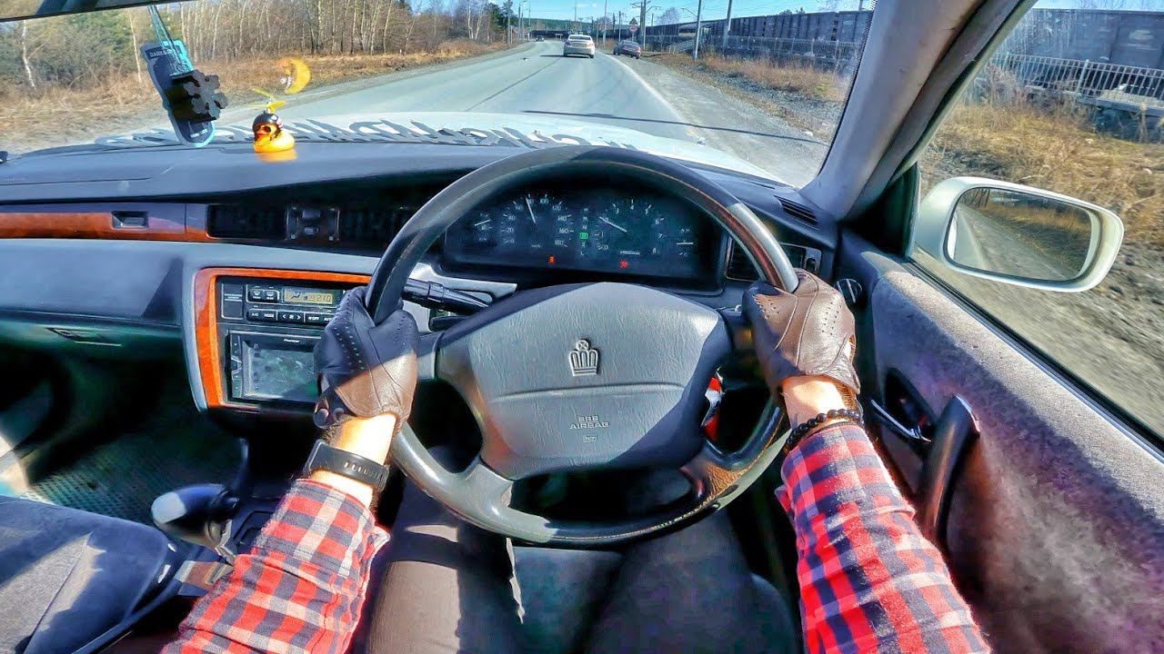 1998 Toyota Crown S150 2.5 AT - POV TEST DRIVE смотреть онлайн