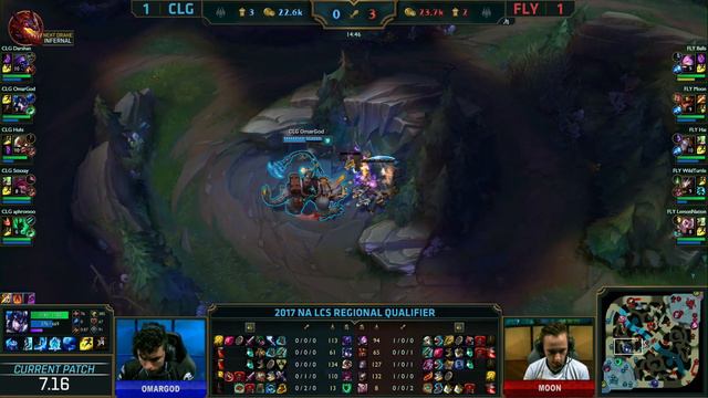 CLG vs. FLY | Regional Qualifier Day 2 | NA LCS Summer Split Game 3 | CLG vs. FlyQuest (2017) смотреть онлайн